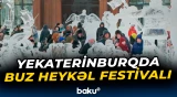 Rusiyada buz heykəl festivalı