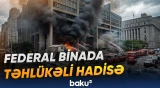 Nyu-Yorkda “Federal Plaza”nın qarşısında yanğın törədilib