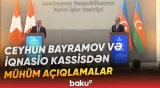 XİN-də mətbuat konfransı | Ceyhun Bayramov İqnasio Kassislə görüşdü - Baku TV