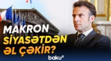 Fransa Prezidenti postundan birdəfəlik gedəcəyini açıqladı