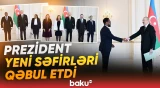 Somali, Esvatini və Kolumbiyanın ölkəmizdəki yeni səfirləri Prezidentin qəbulunda