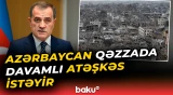 “İsrail-Fələstin münaqişəsinin sülh yolu ilə həllinin tərəfdarıyıq” | Ceyhun Bayramov