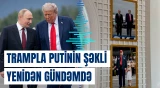 Ağ Evdə Putin və Trampın birgə şəkli yerləşdirilib