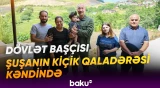 Prezident İlham Əliyev buraya qayıdan sakinlərlə görüşdü