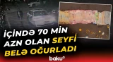 Bakıda oğurluq anı kameralara belə düşdü