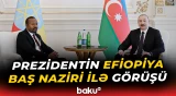 Prezident İlham Əliyevin Efiopiyanın Baş naziri ilə təkbətək görüşü olub