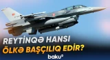 Avropanın ikinci ən güclü hava donanması Türkiyəyə məxsusdur