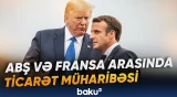 Ağ Ev lideri Prezident Emmanuel Makronu hədələdi