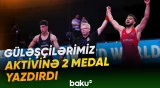 Bratislavada keçirilən güləş üzrə U20 Dünya Çempionatı davam edir
