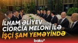 İlham Əliyevin adından İtaliya Nazirlər Şurasının sədrinin şərəfinə işçi şam yeməyi verilib