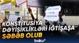 Parlament binası qarşısında polislə toqquşmalar yaşanıb