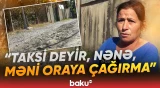 "Əlil uşağım var, "skoru" gəlmir" | Sel basan küçələrin acınacaqlı görüntüsü - Baku TV