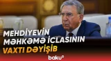 Məhkəmənin ilk baxış iclası oktyabrın 5-nə təyin edilib
