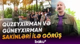 Sakinlər dövlətimizin göstərdiyi diqqət və qayğıdan razılıqlarını ifadə ediblər