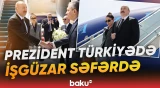 Prezident İlham Əliyev Türkiyədə | Qarşılanma anından görüntülər