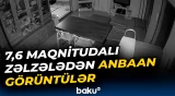 Yaponiyadakı zəlzələ dəhşətli anlara səbəb oldu