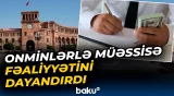 Ermənistanın iqtisadi tənəzzülü statistik rəqəmlərdə