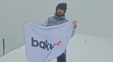 Baku TV-nin əməkdaşı Monblan zirvəsinə qalxdı