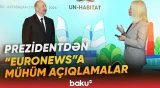 Prezident İlham Əliyev “Euronews” televiziyasına müsahibə verdi