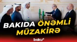 İlham Əliyev Birləşmiş Ərəb Əmirliklərinin bir sıra şirkətlərinin rəhbərlərini qəbul edib