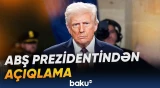 ABŞ Prezidentindən açıqlama