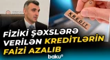 Taleh Kazımovdan fiziki şəxslərə verilən kreditlərlə bağlı açıqlama