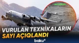 Vurulan texnikaların sayı açıqlandı