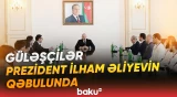 Avropa çempionatında komanda hesabında çempion olan güləşçilər Prezidentin qəbulunda