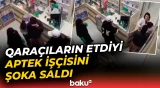 Bakıda gərgin anlar | Aptekə girən qaraçılar görün nə etdilər