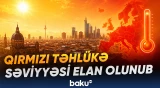 Fransada temperaturun 41 dərəcəyədək yüksələcəyi proqnozlaşdırılır
