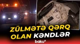 Göyçayda dirək aşdı, kəndlər işıqsız qaldı