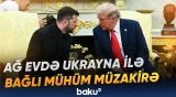 ABŞ və Ukrayna prezidentləri əsas məsələləri müzakirə ediblər