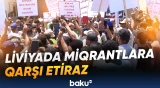 Liviyada BMT ofisinin qarşısında miqrantlara qarşı etiraz aksiyası keçirilib