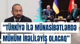 Mirzoyan ölkəsi ilə Türkiyə arasında münasibətlərin normallaşmasından danışdı