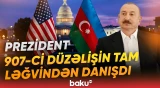 İlham Əliyev Şuşa Forumunda 907-ci düzəlişin tam ləğvi məsələsinə toxunub