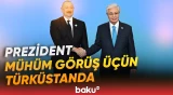 Prezidentin Türküstanda TDT-nin qeyri-rəsmi Zirvə görüşünə gəlişi