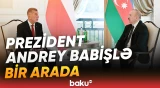 İlham Əliyevin Çexiyanın Baş naziri ilə təkbətək görüşü