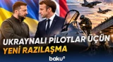Ukrayna və Fransa liderləri pilotların təlimi barədə razılığa gəliblər