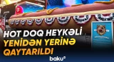 Tayms-Skvərə qaytarılan heykəl | Əsər 8 avqustadək nümayiş olunacaq