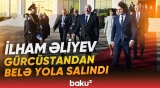 Prezident İlham Əliyevin Gürcüstana dövlət səfəri başa çatıb