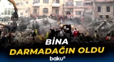 Tripoli şəhərində yaşayış binası çökdü