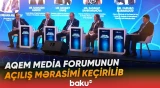 "Qütbləşmiş dünyada media vasitəsilə etimadın qurulması" mövzusunda AQEM Media Forumu