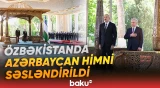 İlham Əliyevin şərəfinə Özbəkistanda qarovul dəstəsi düzüldü - Baku TV