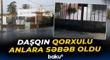 Koimbra bölgəsində bəndin çökməsi daşqınlara səbəb olub