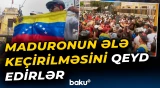 Venesuelalılar Maduronun ələ keçirilməsini qeyd edirlər