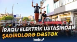 İraqda elektrik ustası ehtiyacı olan şagirdlərə pulsuz dərslik paylamaqla dəstək göstərir