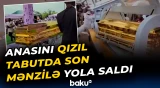 Məşhur vaiz 104 yaşlı anasını qızıl örtüklü tabutda dəfn etdi
