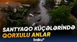 Güclü sel avtomobilləri cənginə aldı
