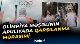 İtaliyada Olimpiya məşəlinin qarşılanma mərasimi keçirilib