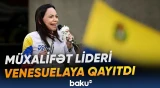 Venesuela müxalifətinin lideri qayıdışı ilə bağlı bəyanat verib